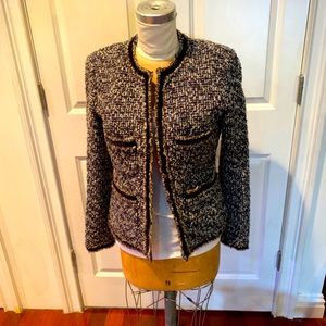 J Crew Wool tweed boucle jacket